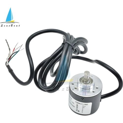 360/600 Pulse Incremental Optical Rotary Encoder AB Two-phase 5-24V Incremental Optical Rotary Encoder 360/600 P/R