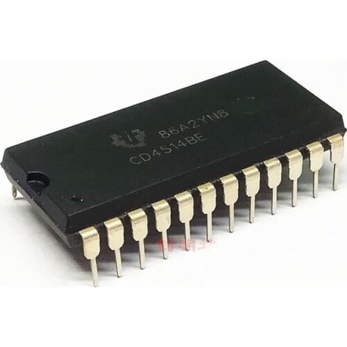 5pcs/Lot CD4514BE CD4514 = TC4514BP TC4514 DIP-24 In Stock