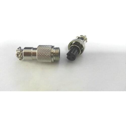 50 sets (Male+Female) 3pin Aviation Plug GX12 12mm Panel Power Chassis adapter New