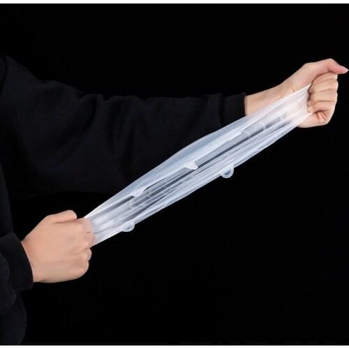 6Pcs/Set Food Silicone Cover Universal Silicone Lids For Cookware Bowl Pot Reusable Stretch Lids Kitchen Accessories Cookware