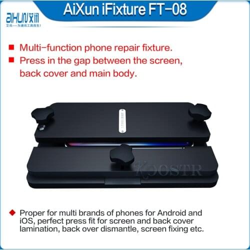 AIXUN JCID JC FT08 Cell phone Clamps Holding pressure Die Disassemble Back cover Immobilizes iPhone 8 8P X XS MAX 11 Maintenance