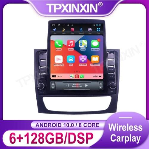 Android 10 IPS Screen Car Radio For Benz E-Class W211 E220 Multimedia Video Audio Recorder DVD Player Navigation GPS Auto 2 din