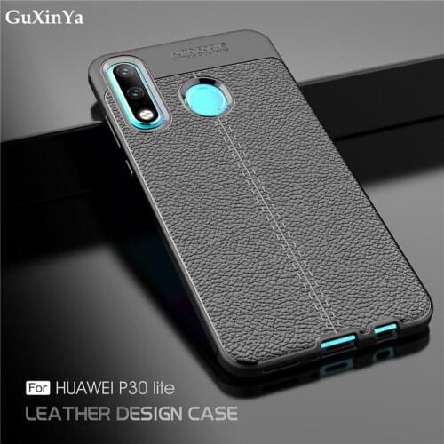 Cover For Huawei P30 Lite Phone Case Luxury Leather ShockProof TPU Protective Case For Huawei Nova 4E Funda For Huawei P30 lite