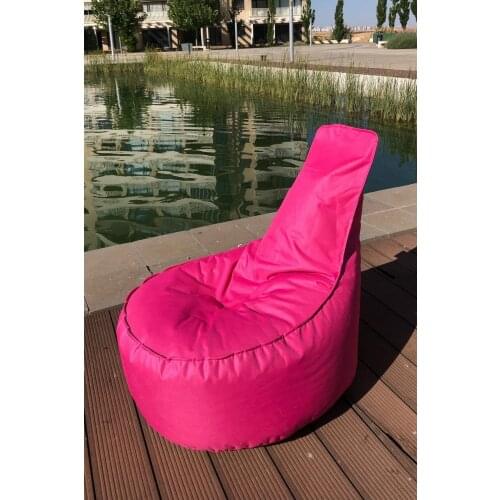 Decorative Pear Seat And Puff Pink Waterproof