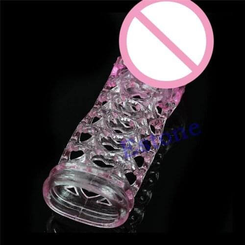 Penis Lock Extension Time Stretchable Condom Reusable Extension Sex Toys For Couples/Man Erotic Product