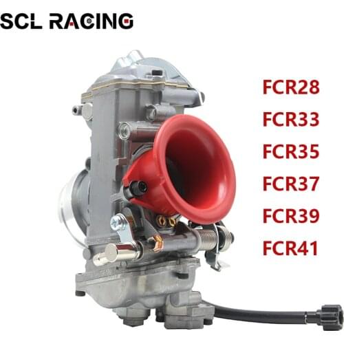 Alconstar 1PC New Original FCR Motorcycle Racing Carburetor 28/33/35/37/39/41mm For Dirt Bike MotoCross Offroad