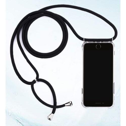 Fashion Crossbody Strap Lanyard Soft Case For Samsung Galaxy A20 A20S A10S A20E A70S A70E M30S M31 Shockproof Clear Phone Case
