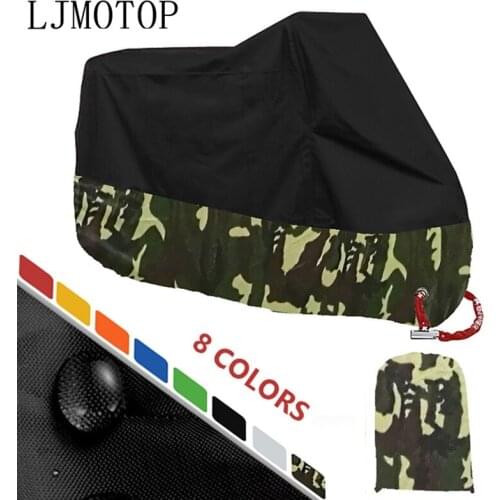 Motorcycle cover waterproof rain cover outdoor UV protection For Yamaha FZ8 TDM 900 MT125 YZF R15 XT660 TMAX 500 530 XP 500 530