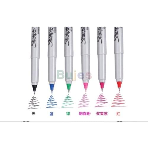 Sharpie Single Black Fine Line Marker Pen for Animation,Oil Paints Markers ,Marker for Graffiti Sketching,School supplies