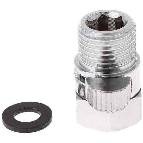 Full Brass G1/2\" Flow Quick Control Shut-OFF Valve For Shower Head Hand Water Saver Dropship