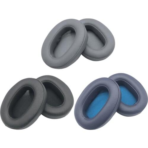 Protein Leather Replacement Ear Pads For Sony WH-XB900N Headphones Earpads, Headset Ear Cushion Repair Parts