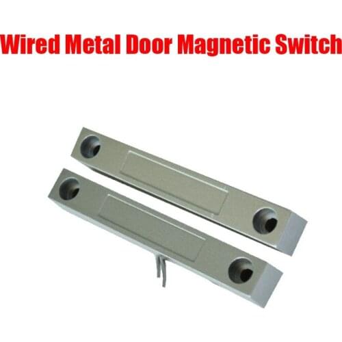 Wired Metal Window Door Magnetic Switch Alarm Sensor For Security Alarm System