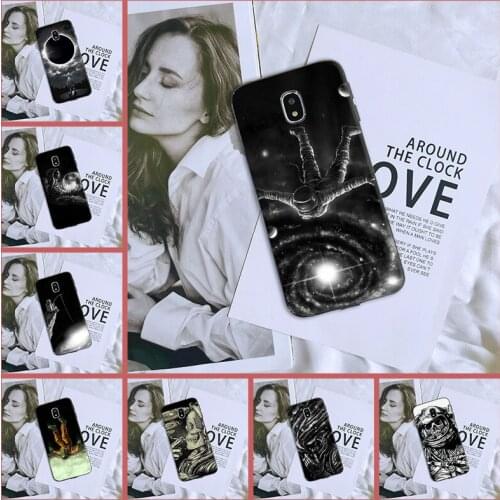Silicone Phone Case For Samsung Galaxy J4 J6 J8 Plus Space Skull Back Cover For Samsung J3 J5 J7 2015 2016 2017 J2 J5 J7 Prime