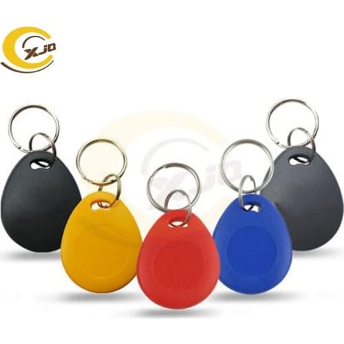 XJQ 20PCS/lot RFID Key tag card 125KHZ ID Card Access Control RFID Keychain Card Time Attendance Keyfob RFID card