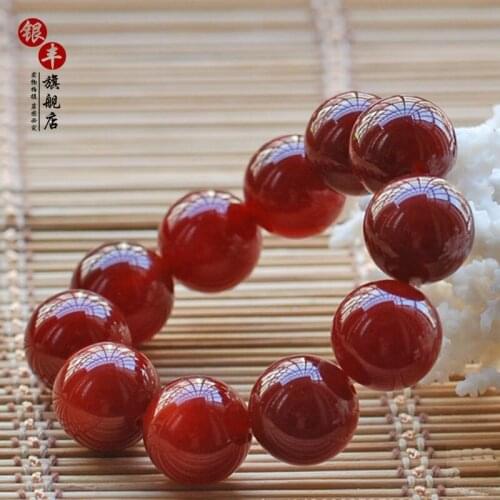 Female benmingnian hand bunch of boys couples chalcedony crystal act the role ofing is tasted single circle round beads