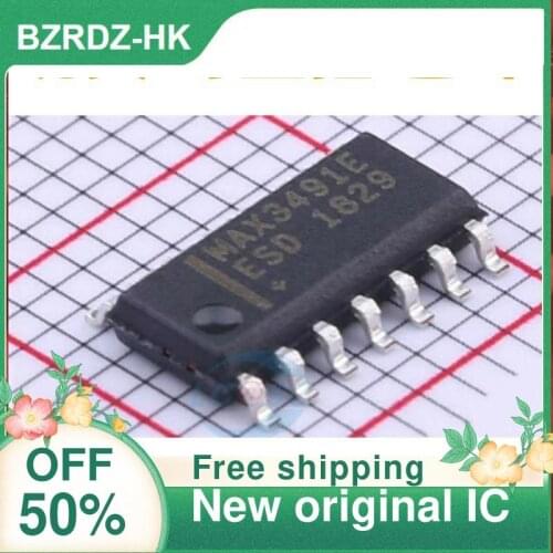 2-10PCS/lot MAX3491EESD MAX3491E SOP14 New original IC