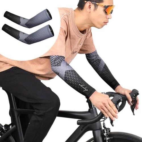 1Pair Wheel up Unisex Summer Anti-UV Sun Protection Cycling Arm Sleeves Cuff Cover for Camping cooler livre Arm Protection