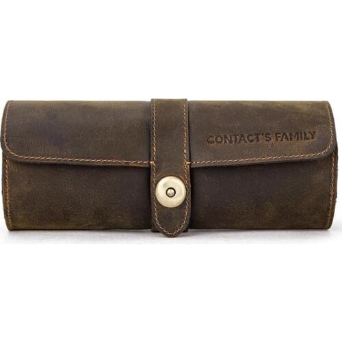 1Pc 3 Slots Watch Storage Box Chic Portable Vintage Watch Box Watch Case Watch Holder for Gift Bracket for Travel Business