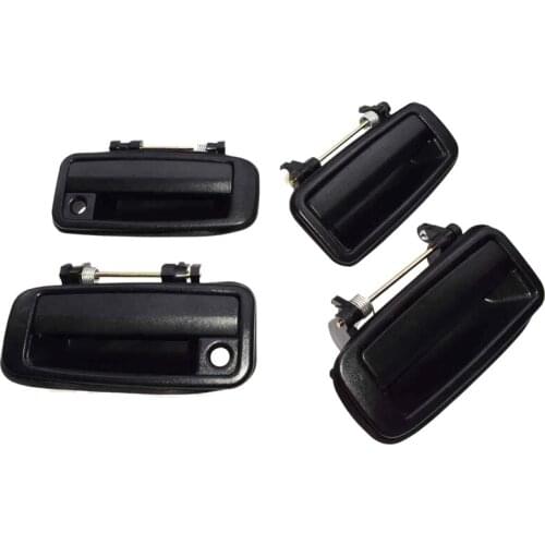 4 PCS(Front Rear Left Right)Outside Outer Exterior Door Handle For Toyota Corolla 1988-1992 69210-12110 69220-12110