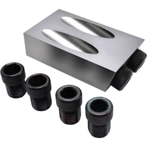 8pcs/Set Hole Locator Positioner Drilling Bits Jig Clamp Woodworking Kit For DIY Carpentry Tools