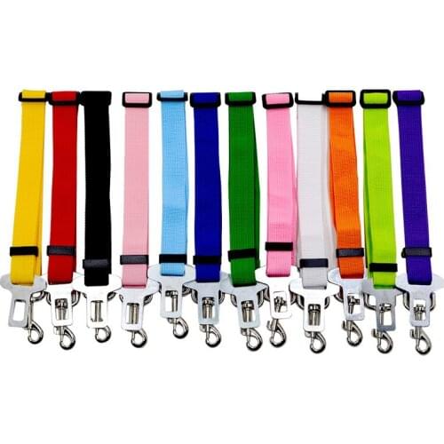 Dog Accessories Leads Durable Slib Rope Leash Dog Leashes For Car Adjustable Dog Seat Belt