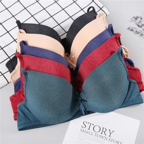 Sexy seamless bra super push up bras for women underwear gather sexy double push up bras for women Stripe Comfort Women Sexy Lin
