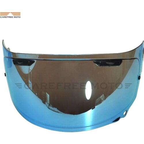 Blue Motorcycle Full Face Helmet Visor Lens Case for ARAI RX-7X RX7X CORSAIR-X RX-7V VAS-V