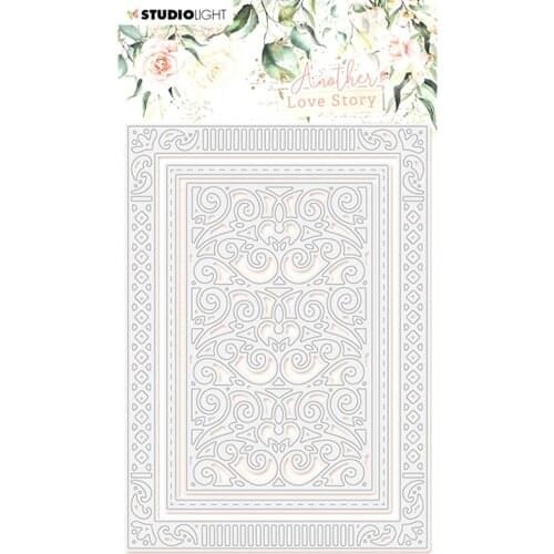 Floral Pattern Frame Metal Cutting Dies for DIY Scrapbooking Photo Album Decorative Embossing PaperCard Crafts Die2021