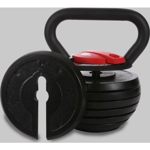 Fitness equipment workout training gym exercise iron 40lb adjustable kettlebell dumbbell in pounds