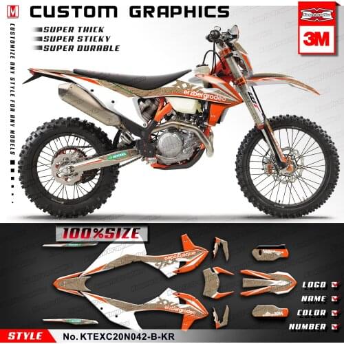 KUNGFU GRAPHICS Vinyl Wraps Custom Stickers for EXC EXC-F XC-W XCF-W 150 300 500 SX SXF XC-F 125 250 350 450 2019 2020 2021 2022
