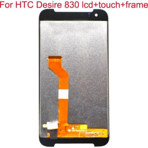 JPFix For HTC Desire 830 LCD Display Touch Screen Digitizer Assembly Replacement With Frame