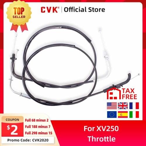 CVK Throttle Cable Oil Return Line Wires For Refires For Yamaha XV250 XV Motorcycle Accessories