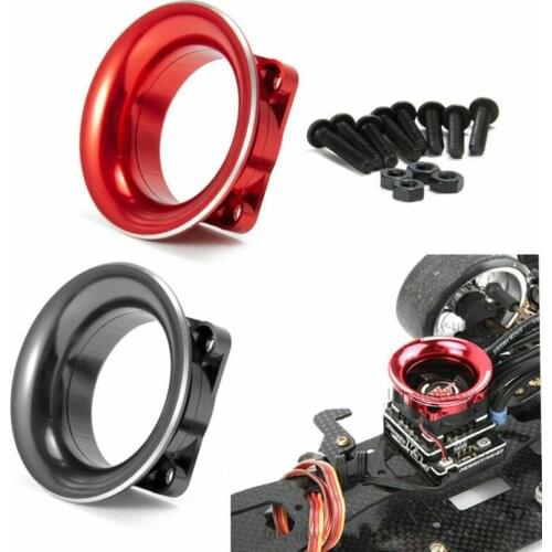 Aluminum Alloy ESC Cooling Fan Ventilation Cover Set For SAKURA D3 D4 YD-2 1/10 RC Drift Car Accessories Red/Black Optional