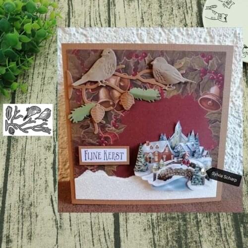 2020New Metal Cutting dies bird diesCard Punch Art Cutter Decorative Stencil