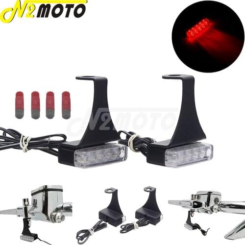 Mini LED 12V Red Turn Signal Indicator Light Brake Lamp License Plate Light For Honda Yamaha Kawasaki Suzuki Harley Cafe Racer