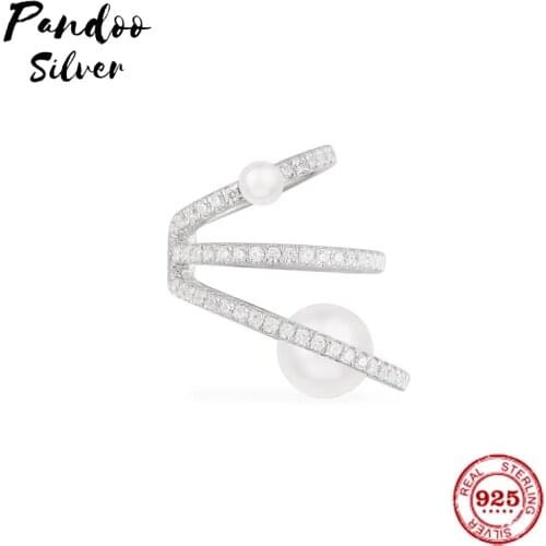 Fashion Charm Copy 1:1 Copy, Sliding Ear Jacket With Pearls For Women Luxury Jewelry New Year Christmas Gift