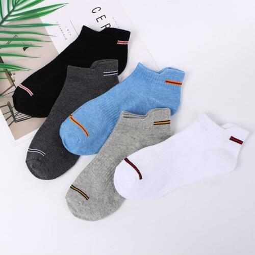 Socks Mens Summer Sports Cotton Boat Socks Fashion Comfortable Sports Mens Socks