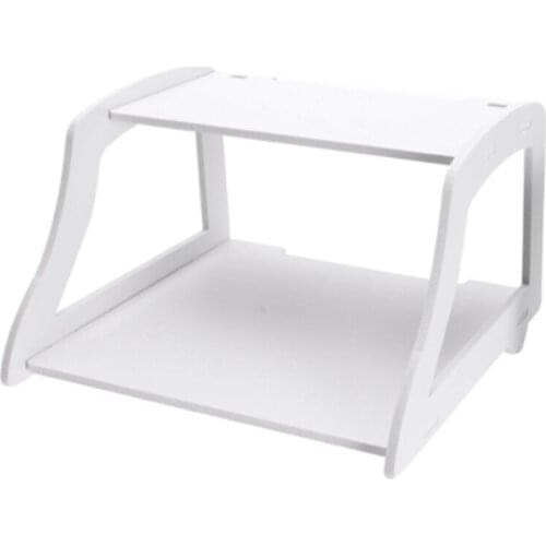 2021 New Sitting room routers organising frame hollow out double set-top box Router storage rack modeling wall shelfs