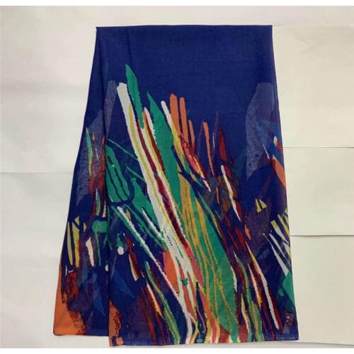 New design high quality 100% cotton african lace fabric 5 yards printed fabric for womens dresses.L78175