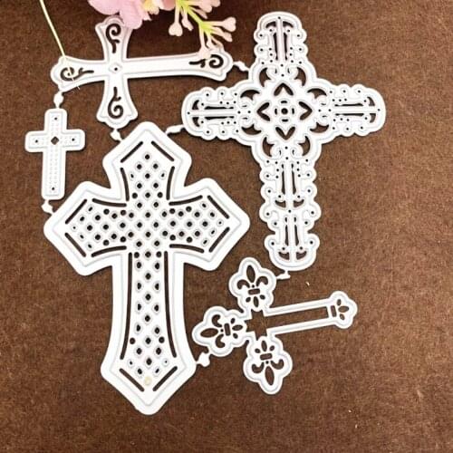 95AA Cross Metal Cutting Dies Stencil Scrapbooking DIY Album Stamp Paper Card Mold