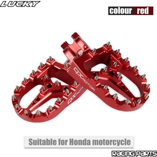 Motocross CNC Foot Rest Footpegs Foot Pegs Pedals For Honda CR125 CR250 CRF150R CRF250R CRF250X CRF450R CRF450X CRF250L CRF250M