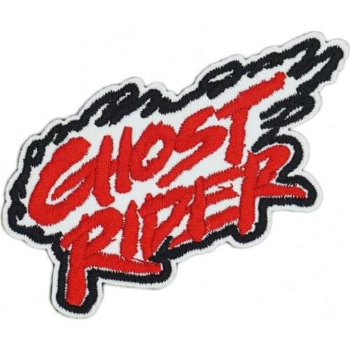 Ghost Rider Flaming Movie TV Series Costume Embroidered iron on patch Tshirt TRANSFER APPLIQUE