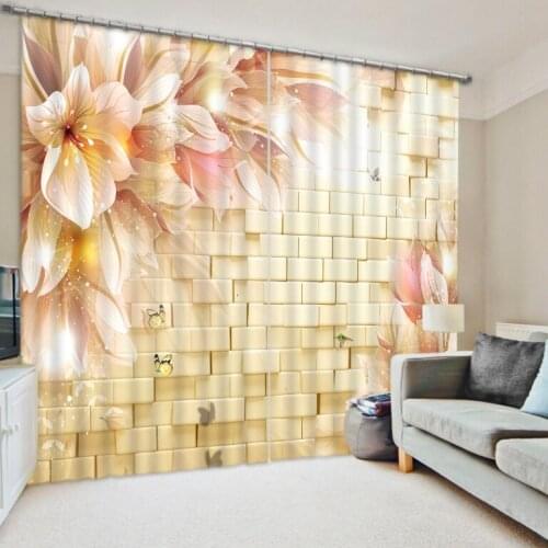 Luxury Blackout 3D Window Curtains For Living Room Bedroom