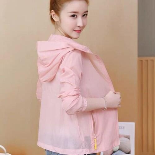 Spring Summer Sunscreen Loose Jacket Cloth-Thin Sun-Protection Outdoor Breathable Coat Women Anti Uv400 Sun Proof Jacket S-2XL