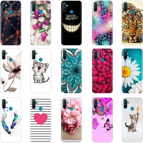 Silicon Case for Realme C3 Case Cover 6.5" Painting Soft TPU Silicone Phone Bag Back Cover for OPPO Realme C3 C 3 RealmeC3 Cases