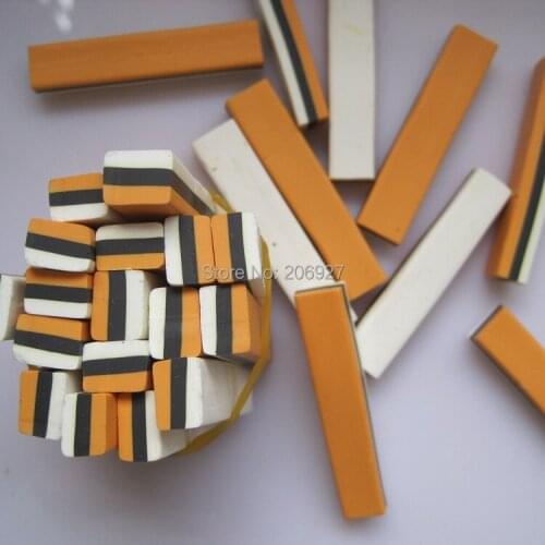 2pcs N-30 10mm Cute Big Sqaure Cane Fancy Nail Art Polymer Clay Cane Nail Art Decoration