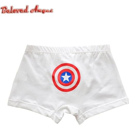5Pcs/lot Boys Soft Cartoon Boxers Teenager Underwear Kids Underpants Children Comfortable Ventilate Boxer Shorts Mixed Color