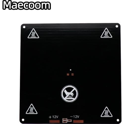 Aluminium heatbed MK3 150*150*3mm 12V 80W black MK3 hotbed latest Aluminum 3d heated bed for Hot-bed Support Prusa i3