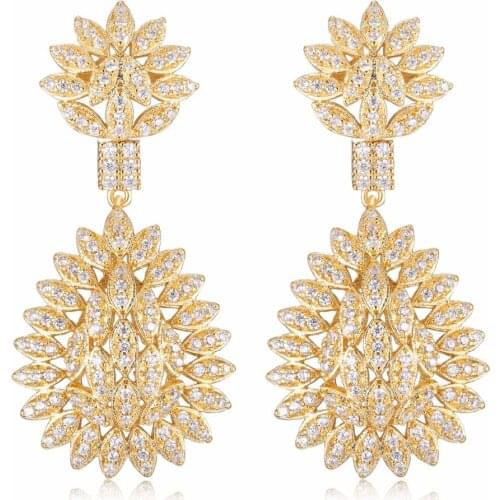 GrayBirds New Luxury Fashion Earring Make Used Copper With AAA Cubic Zirconia Women Jewelry For Wedding MLE021