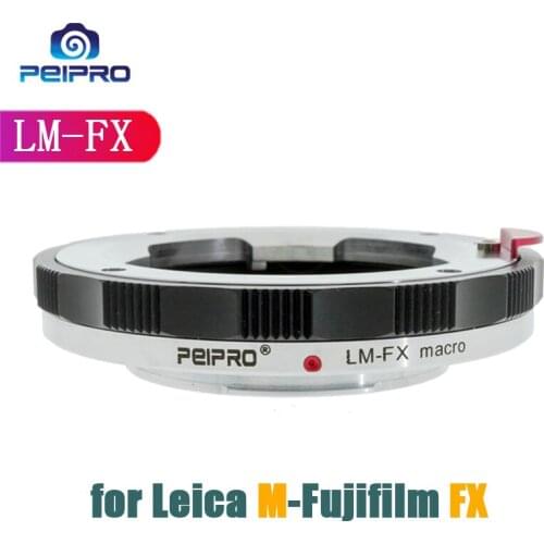 PEIPRO LM-FX Marco Lens Adapter Ring for Leica M Lens To Fujifilm FX Mount Camera XT3 XT1 XPro1 XE1 XE2 X-T10 XT10 XA1 X T3
